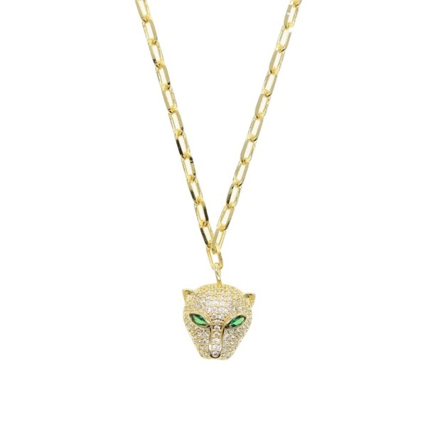 Damhalsband med en jaguar 2