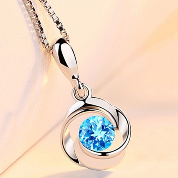 Damhalsband med sten 1