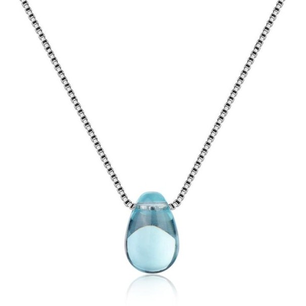 Damhalsband med kristall M104 1