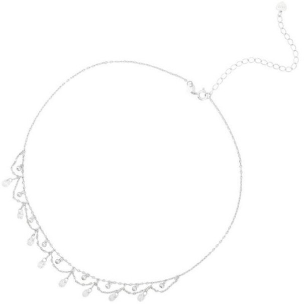 Damhalsband med kristaller G545 1