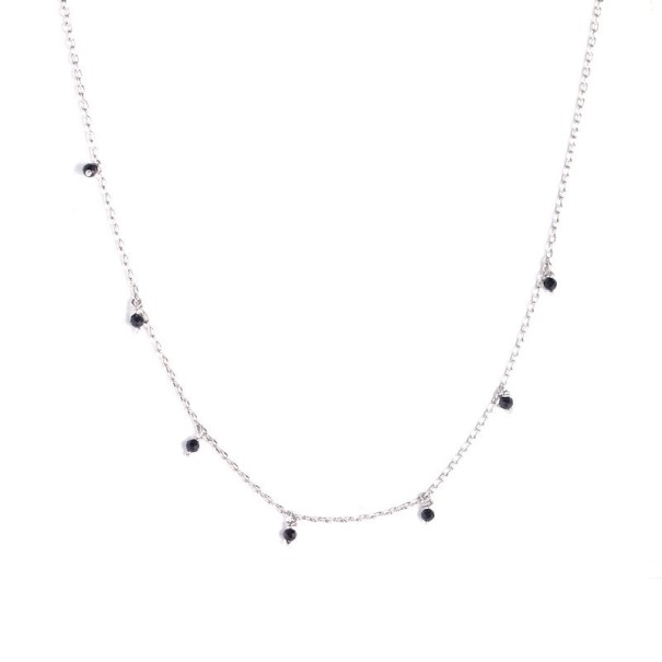 Damhalsband med pärlor 1