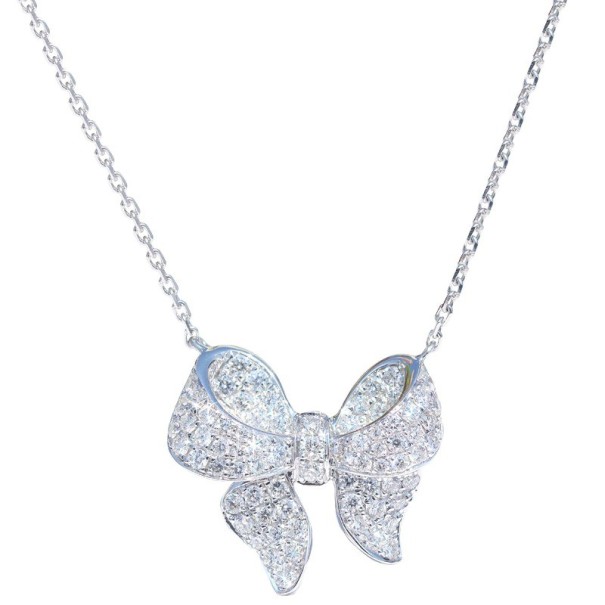 Damhalsband med rosett D223 1