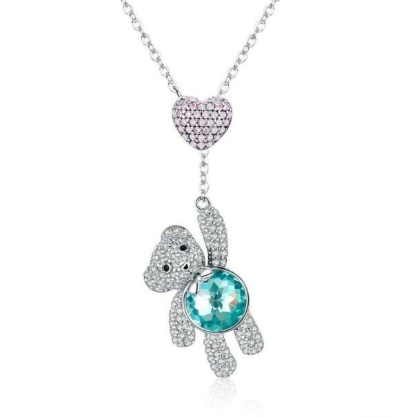 Damhalsband med en nallebjörn 1