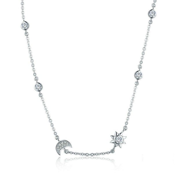 Damhalsband med måne och sol 1