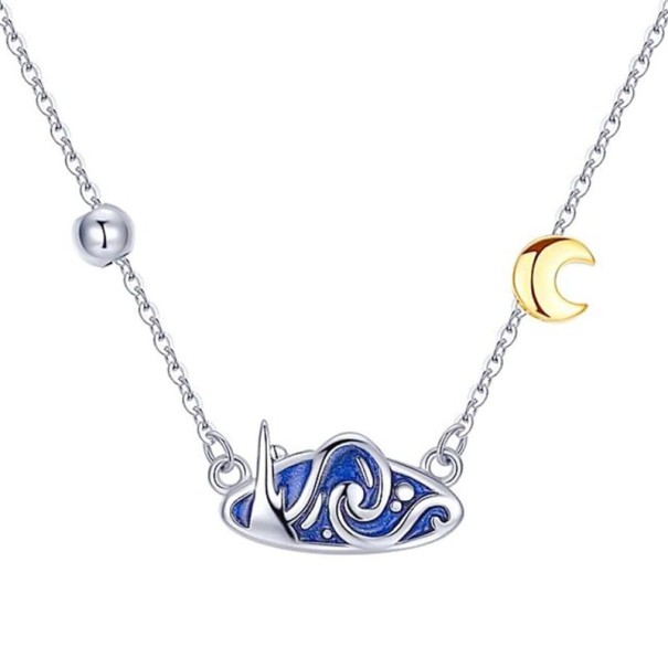 Månhalsband för kvinnor D533 1