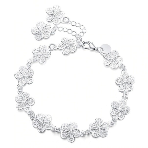 Damarmband med blommor H99 1