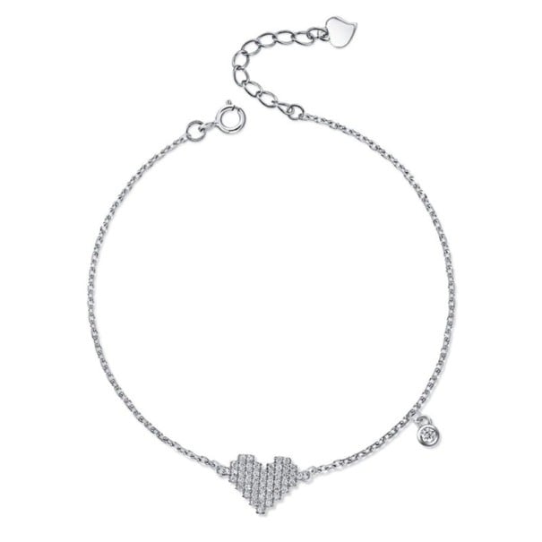 Damesarmband met hart A1671 1