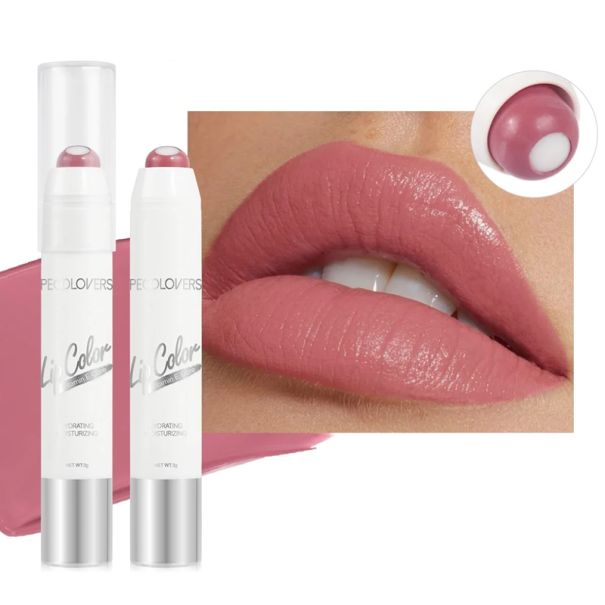2i1 matte vandafvisende læbestift og fugtgivende balsam 3 g Langtidsholdbar makeup Modstandsdygtig over for udtværing Næring og pleje af læberne 2