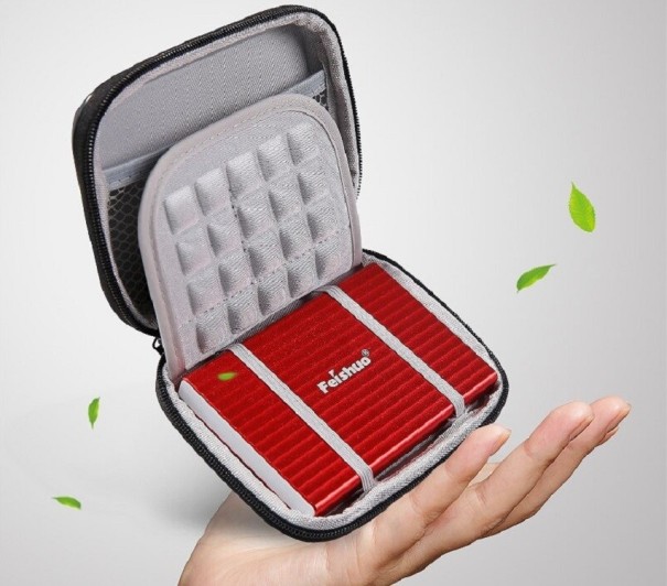 2TB extern hårddisk med fodral