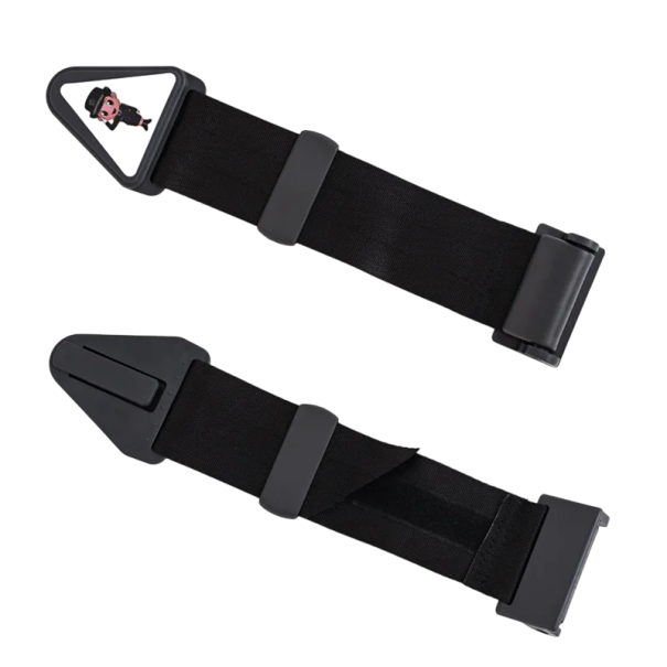 2x úchyt bezpečnostního pásu pro děti 30 x 6 cm Nastavitelný chránič ABS polyester Pohodlné cestování Dětská autosedačka Auto doplněk 1