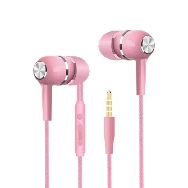 3.5 mm Jack Headphones A3039 pink
