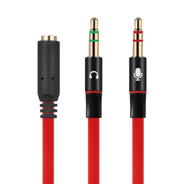 3,5 mm:n jakoliitin K31 punainen