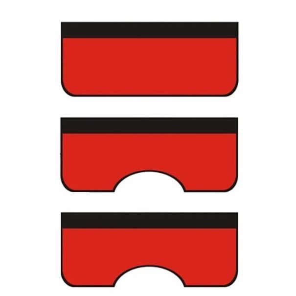 3 kpl magneettista suoja-alustaa autoon Lokasuojan kansi 110 x 45 cm Yleinen huoltosuoja auton korille punainen