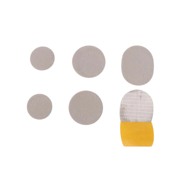 3 pares de parches autoadhesivos para reparar zapatos hechos de cuero de microfibra 3x3 cm, 4x4 cm, 4x5 cm Parches negros para grietas y superficies dañadas del calzado gris claro