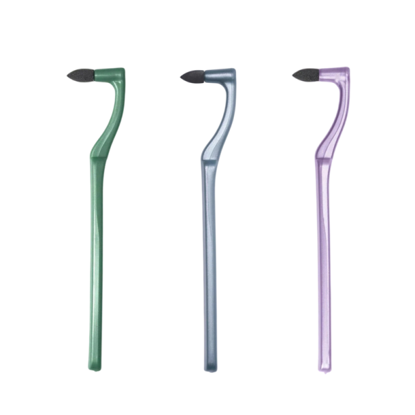 3 pcs Outil dentaire pour l'élimination de la plaque et du tartre Pointe de polissage en caoutchouc Nettoyeur de dents manuel pour les taches de café thé tabac 1