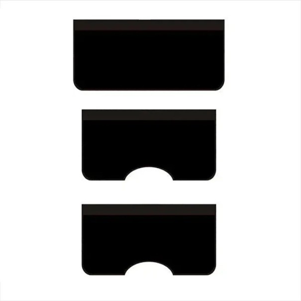 3 piezas de almohadilla protectora magnética para automóvil Cubierta de guardabarros 135 x 65 cm y 120 x 65 cm Protección universal para carrocería negro