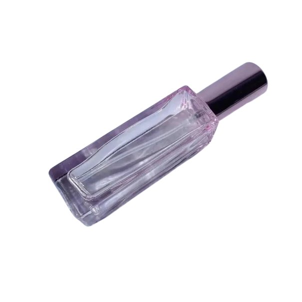 3 unidades de frascos de vidrio para perfume de 5 ml frascos rellenables con pulverizador frasco de diseño para fragancias rosa