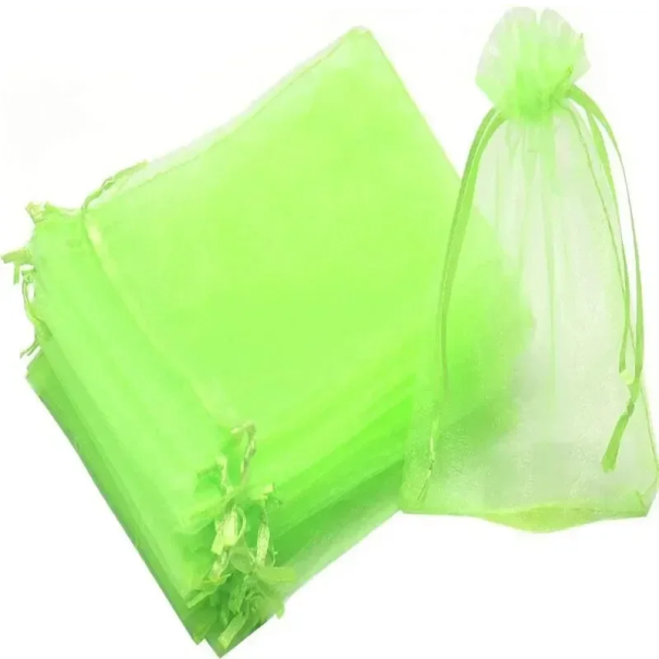 30 pcs Saco de rede para fruta contra insetos 15x20 cm Saco protetor para frutos Cobertura de jardim para fruta e legumes Embalagem reutilizável verde