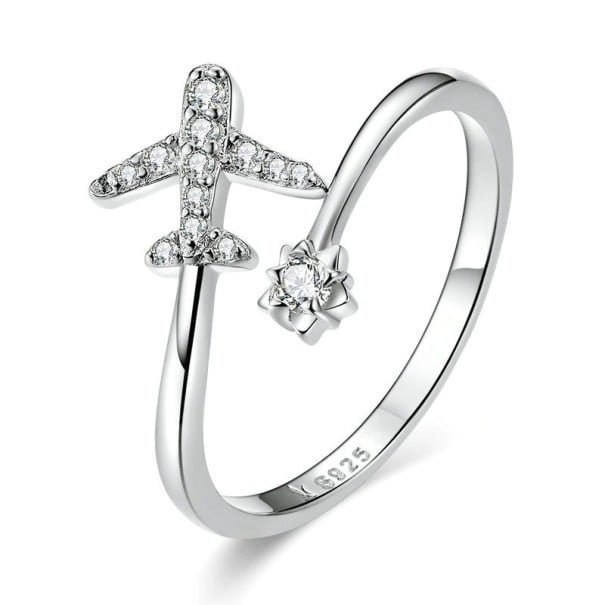 Anello da donna con aereo 1