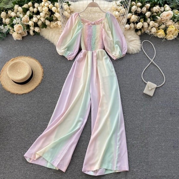 Randig jumpsuit för kvinnor B868 4