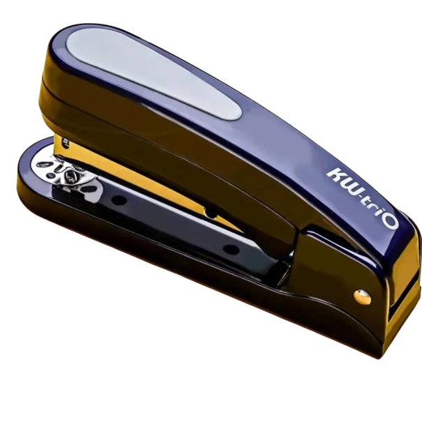 360-Degree Rotary Stapler with Rotating Head 14.5 x 4 cm Blue Office Stapler for Desk and Home 1