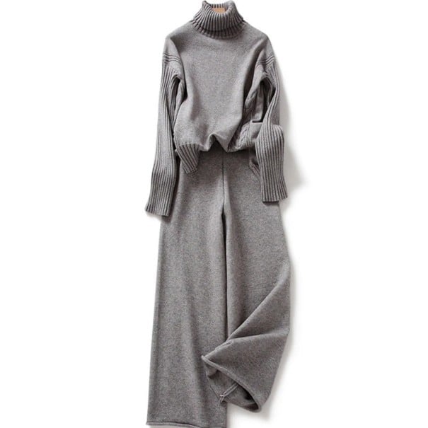 Suéter y pantalón de mujer B1031 gris