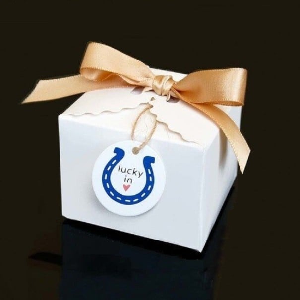 Presentförpackning med rosett 12 st 7