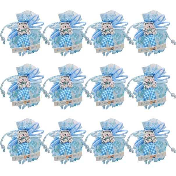 Cesta de regalo 12 uds. azul 1
