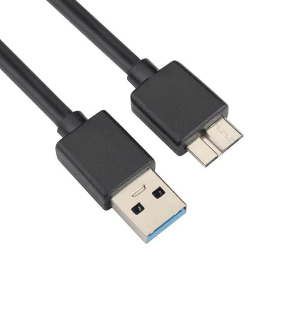 USB 3.0 till Micro USB-B M/M datakabel 30 cm 1