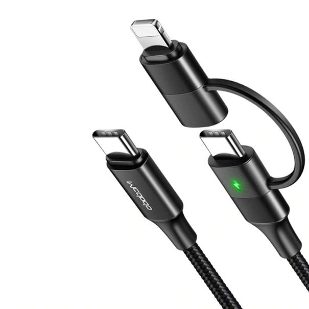 USB-C till Lightning / USB-C datakabel 1