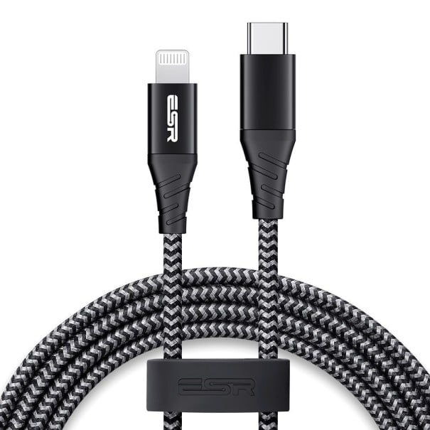 USB-C till Lightning Datakabel K605 svart 1 m