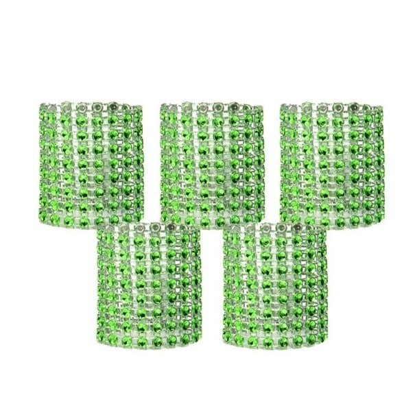 Inele decorative pentru șervețele 10 buc verde