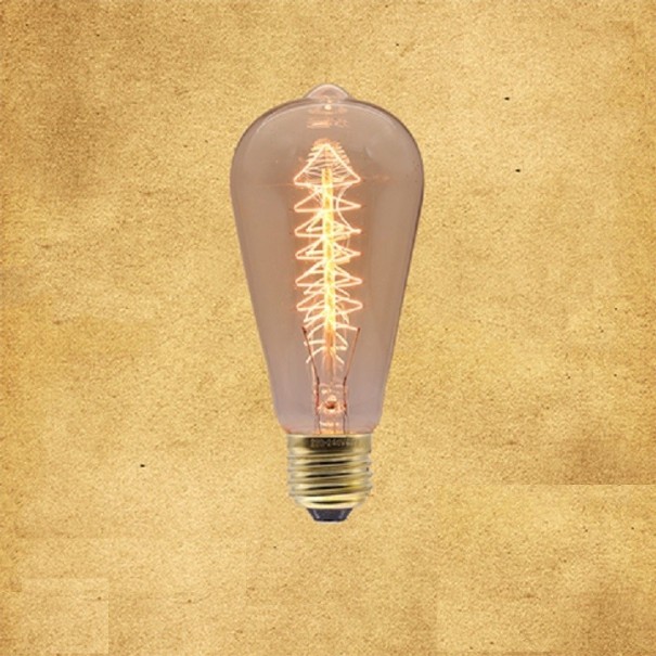 Dekorativ glödlampa med julgran 1
