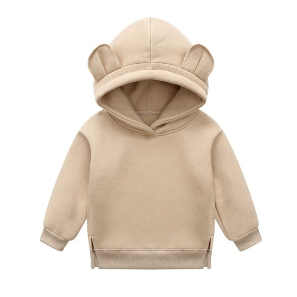 Sudadera infantil con orejas beige 12-18 meses