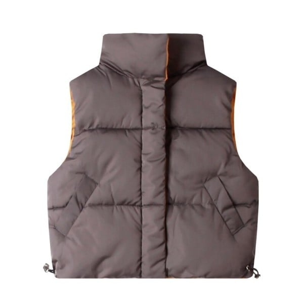 Chaleco acolchado infantil L1827 marrón 4