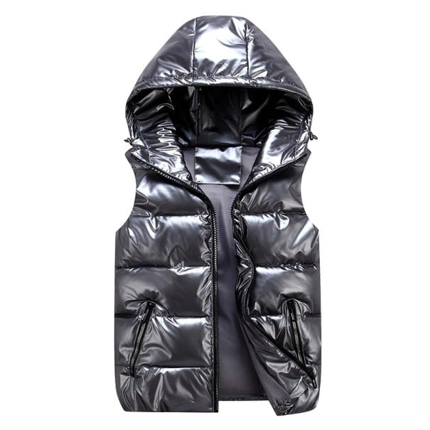 Chaleco acolchado infantil L1873 gris oscuro 12
