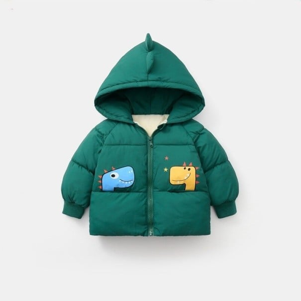 Chaqueta de invierno para niños L1956 verde oscuro 12-24 meses