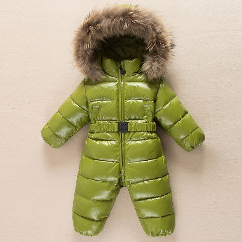 Mono de invierno para niños J3031 verde 2