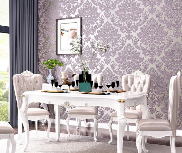 3D blommig tapet