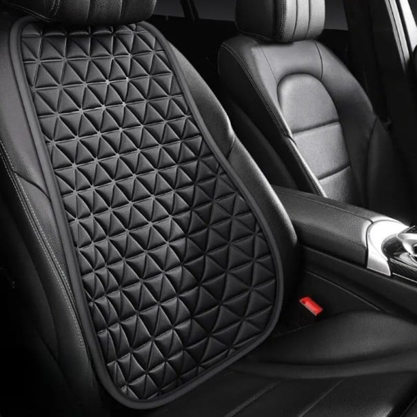 3D Car Backrest Seat Protector Breathable Back Support Comfortable Cushion Easy to Clean Washable Universal Fit black
