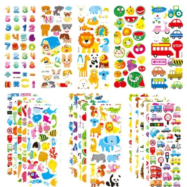 3D Children's Stickers A1449 1