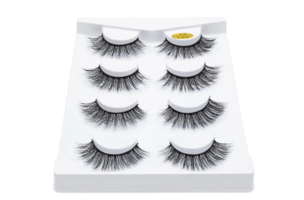 3D cils artificiels - 4 paires 4