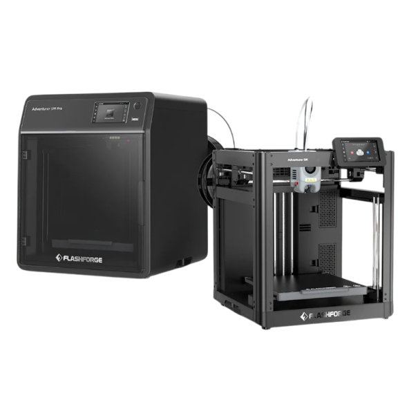 3D drukarka Flashforge Adventurer 5M Pro Prędkość do 600 mm/s Powierzchnia robocza 220 x 220 x 220 mm Ekstruder bezpośredni Zamknięta konstrukcja Czarna 1