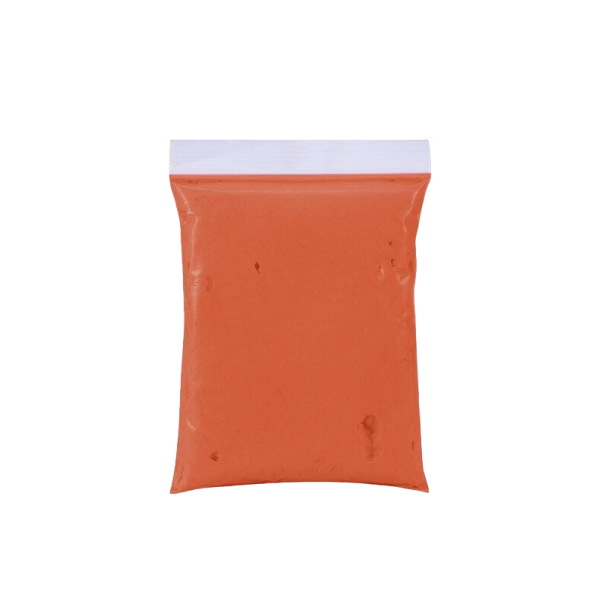 3D hand- of voetafdruk oranje