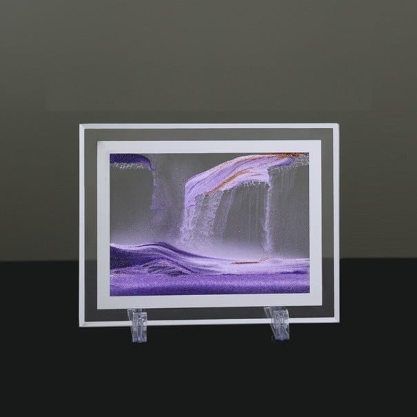 3D-kuva juoksuhiekan neliöstä violetti