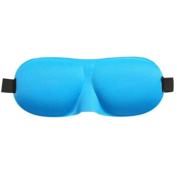 3D maska na spaní T981 světle modrá
