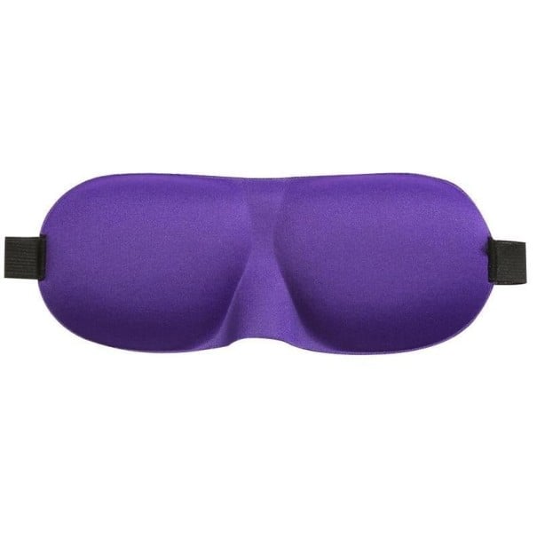 3D maska na spanie T981 fialová