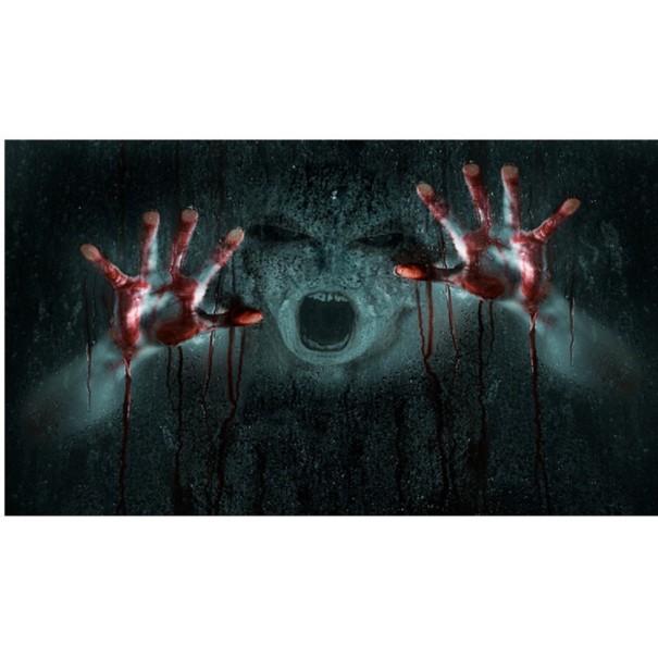 3D naklejka na tylną szybę samochodu z wyrazistym motywem Wielkoformatowa dekoracja z PVC dla indywidualnego wyglądu pojazdu Wymiary 130 x 70 cm 5