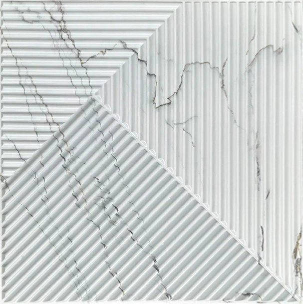3D nástěnný panel 50 x 50 cm PVC Dekorativní obklad na zeď Moderní design do obývacího pokoje ložnice kanceláře černo-bílá