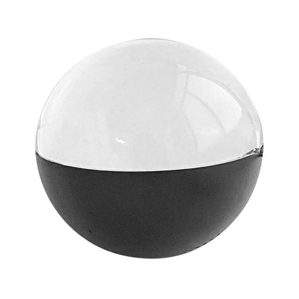 3D Video Kristallkugel mit 360° Surround-Sound, 4 GB Speicher, Durchmesser 70 mm, ABS-Kunststoff und Glas, 800 mAh Batterie für Fotos und Erinnerungen schwarz